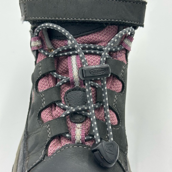 KEEN LITTLE KIDS' TARGHEE WATERPROOF BOOT - RAVEN/TULIPWOOD 13 - Picture 10 of 10